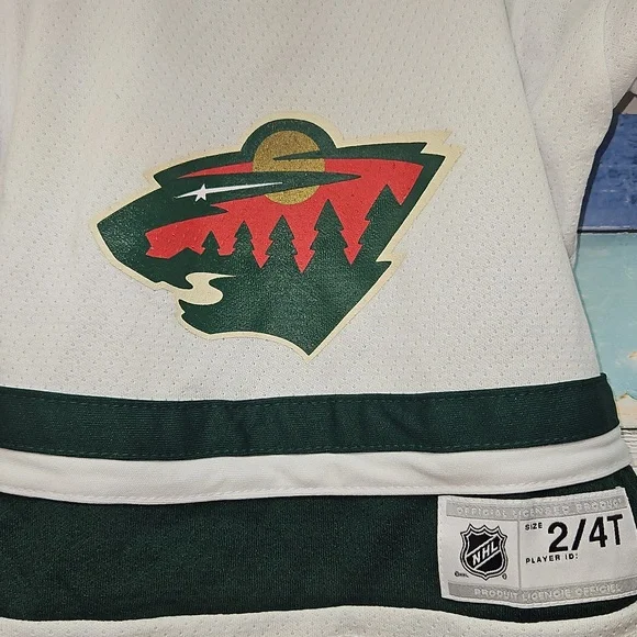 NHL Minnesota Wild Children's Hockey Jersey Size 2/4T - Picture 3 of 11